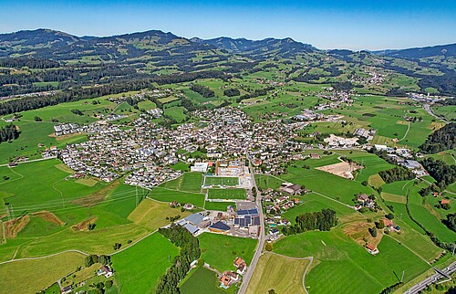 Luftansicht von Eschenbach.