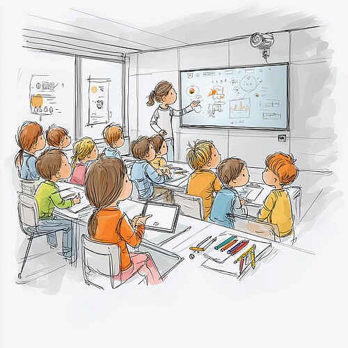 Die künstliche Intelligenz fordert auch Primarschulen.