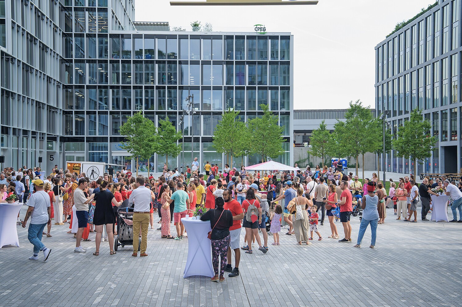 Die Einweihung des neuen Quartiers.