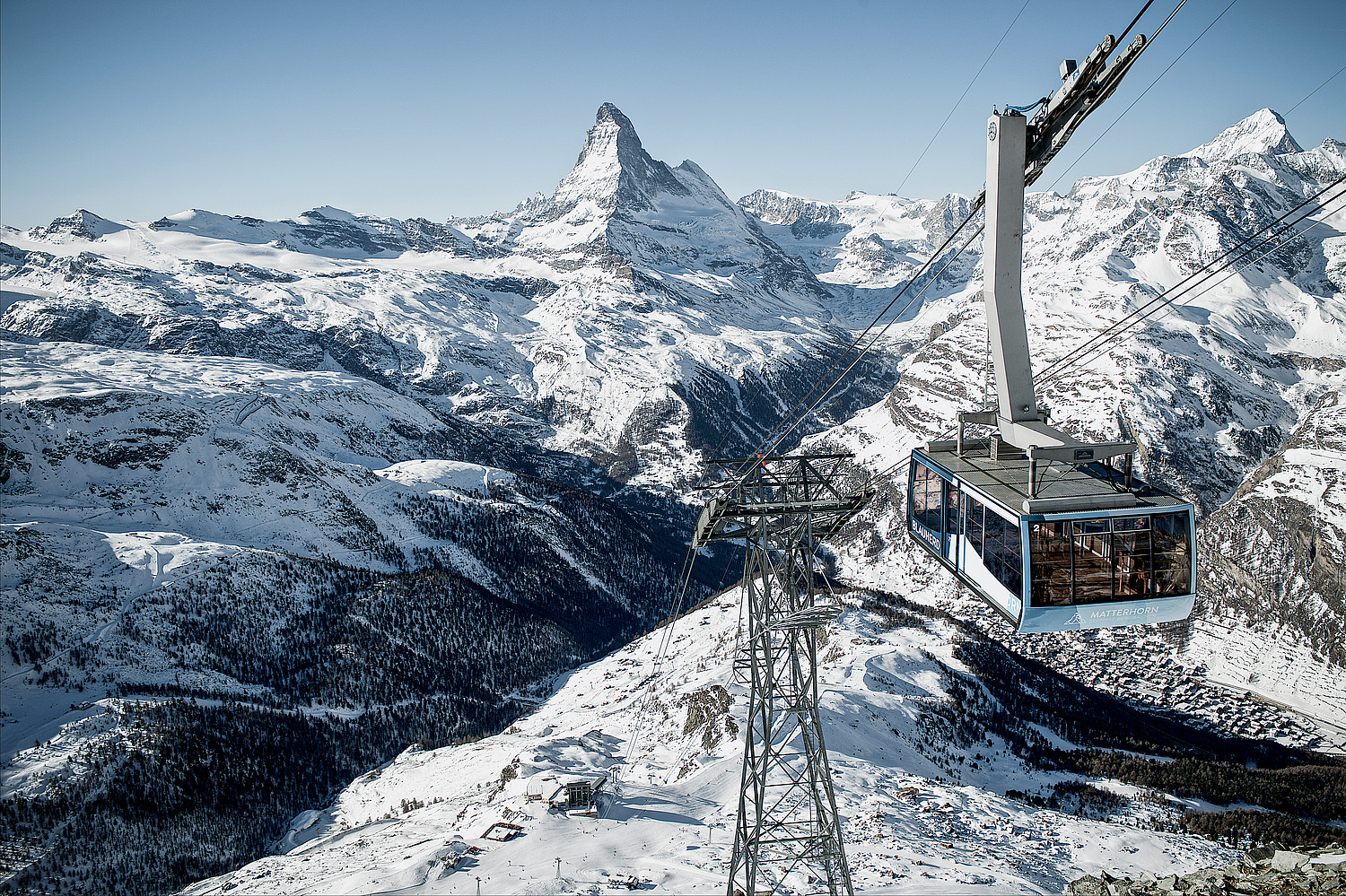 Die Zermatt Bergbahnen AG sind aus sechs einzelnen Bergbahnunternehmen hervorgegangen.