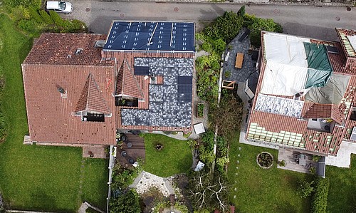 Hagelschäden im Juli 2021 in Wohlhusen (LU).