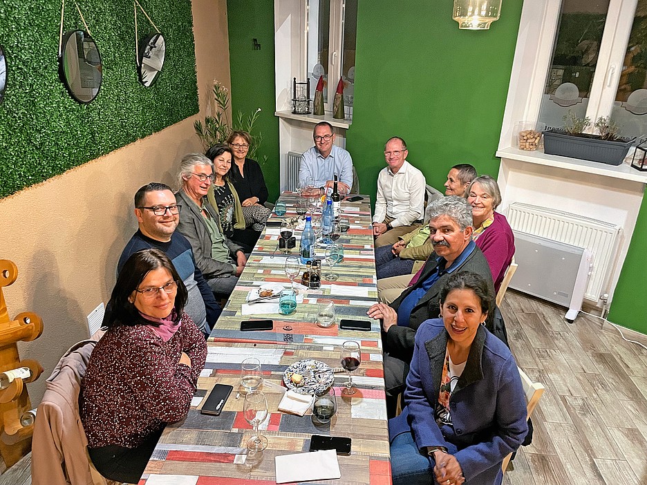 Kürzlicher Besuch: Die Riehener Delegation im Austausch mit den Stadtbehörden von Csikszereda.