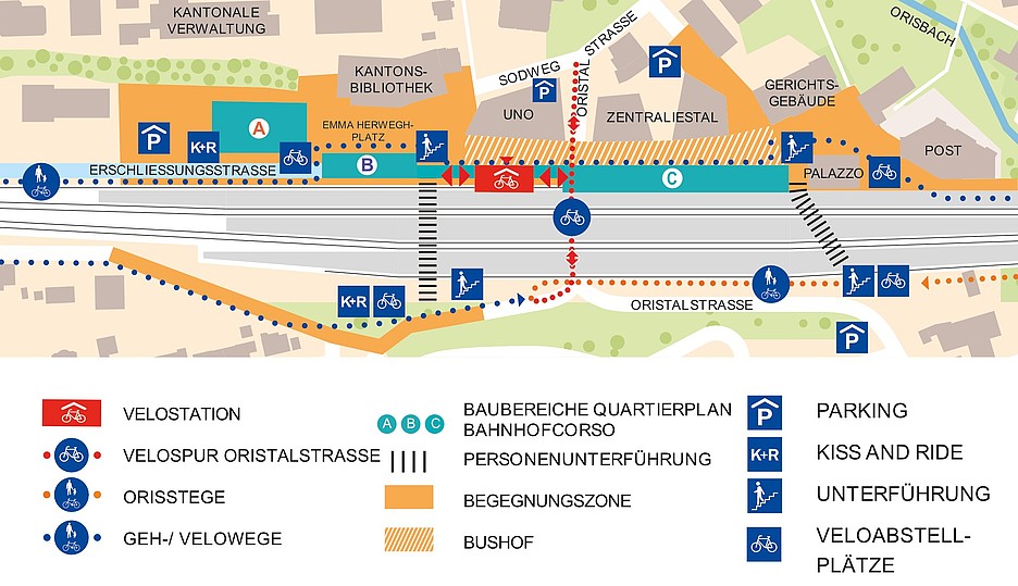 Der Quartierplan «Bahnhofcorso».