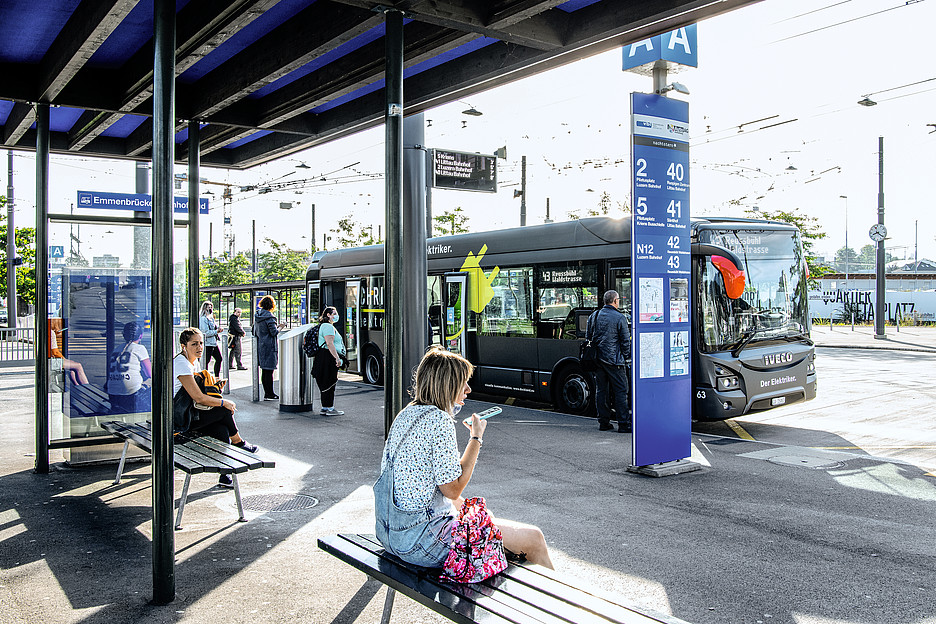 In Emmenbrücke (LU) sind der Bushub am Seetalplatz mit gedeckten Wartehallen und das Rapid-Bus-System seit 2019 in Betrieb. 