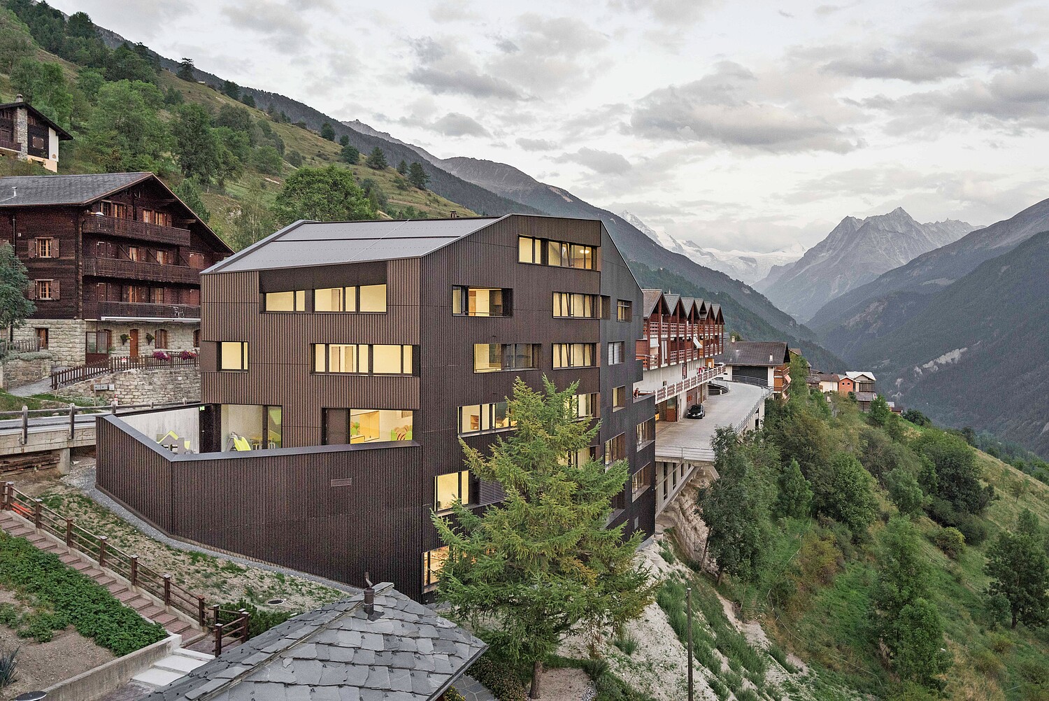 Das Generationenhaus in Saint-Martin (VS).