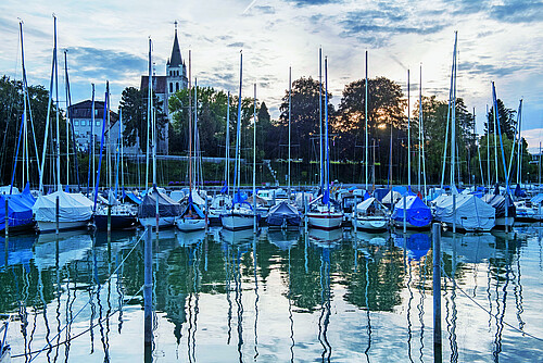 Romanshorn ist eine Hafenstadt.