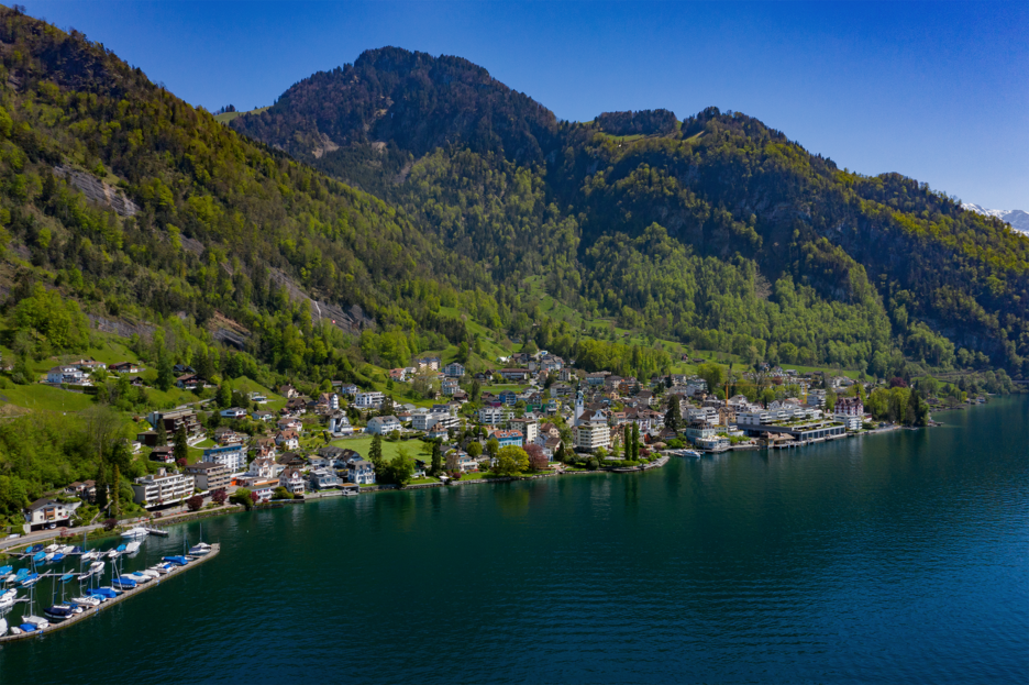 Blick auf Vitznau.